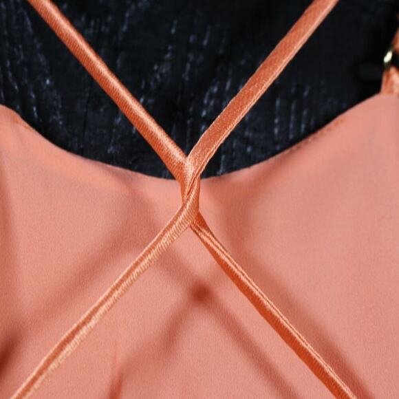 BEC & BRIDGE Annika Silky Slinky Sexy Open Low Back Strappy Mini Dress 4 New - Picture 12 of 13